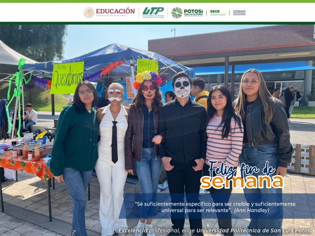 👷‍♀️👩‍💼👩‍🏫👩‍💻¡¡Feliz fin de semana!!👷‍♂️👨‍💼👨‍🏫👨‍💻

#TodasyTodosSomosUPSLP #ExcelenciaProfesionalUPSLP